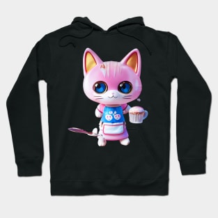 Cupcake Cat by dozydonut Hoodie